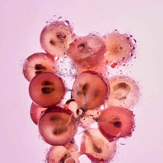 Hub for Belle Skincare, Haircare and Wellness Range Grapeseed Ingredient with dew