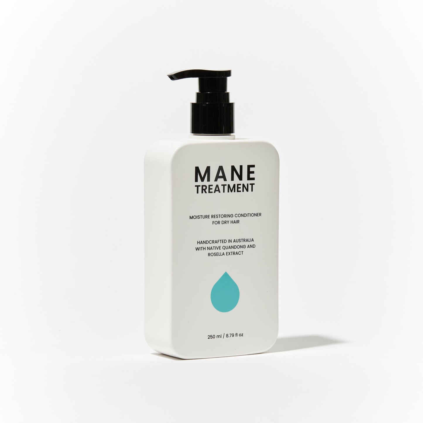Mane Treatment moisture restoring, hair growth promoting conditioner side view by Hub for Belle