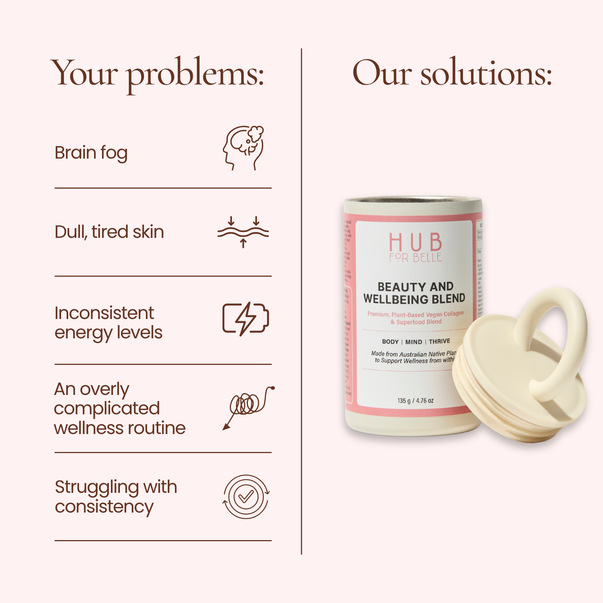 Vegan Collagen Beauty Powder - Kakadu Plum & Superfoods